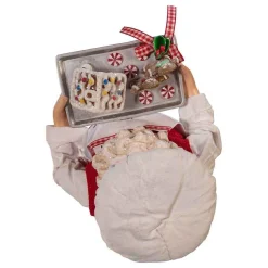 Kurt Adler Tabletop Items* 11-Inch Fabriche™ Gingerbread Chef Santa