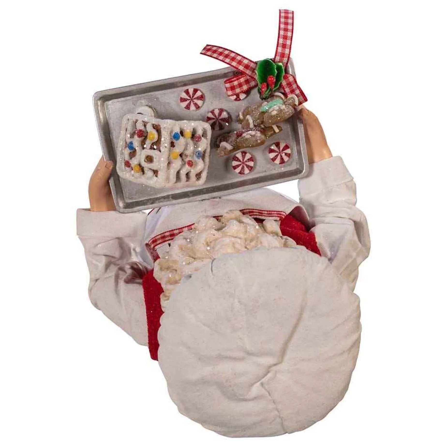 Kurt Adler Tabletop Items* 11-Inch Fabriche™ Gingerbread Chef Santa