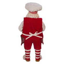 Kurt Adler Tabletop Items* 11-Inch Fabriche™ Gingerbread Chef Santa