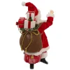 Kurt Adler Tabletop Items* 10-Inch Fabriche Santa On Scooter
