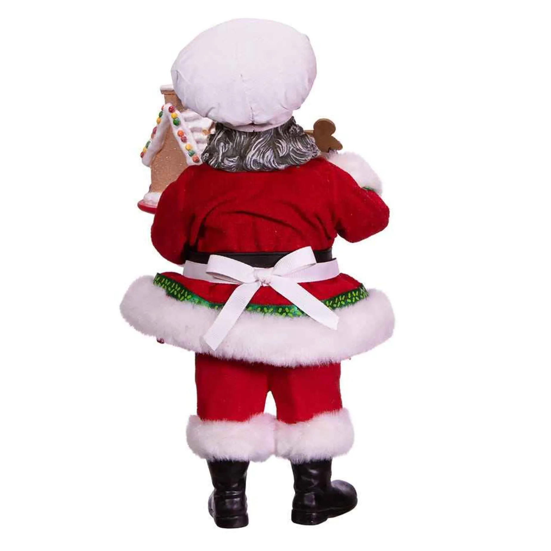 Kurt Adler Tabletop Items* 10.5-Inch Fabriche™ Black Chef Santa