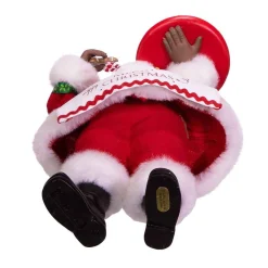 Kurt Adler Tabletop Items* 10.5-Inch Fabriche™ Black Chef Santa