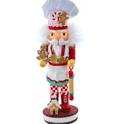 Kurt Adler Tabletop Items* 15-Inch Gingerbread Chef Nutcracker