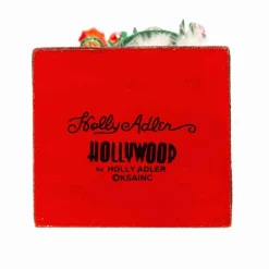 Kurt Adler Tabletop Items* 18-Inch Hollywood Red And Green Leaves Hat Nutcracker