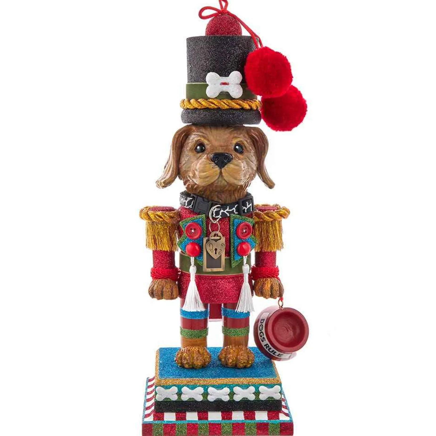 Kurt Adler Tabletop Items* 15-Inch Hollywood Dogs Rule Nutcracker