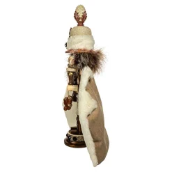 Kurt Adler Tabletop Items* 16-Inch Hollywood Ivory And Acorn Nutcracker