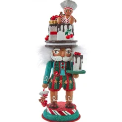 Kurt Adler Tabletop Items* 15-Inch Hollywood Nutcracker With Gingerbread Baker Hat