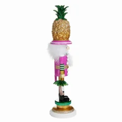 Kurt Adler Tabletop Items* 19.5-Inch Hollywood™ Pineapple Hat Nutcracker