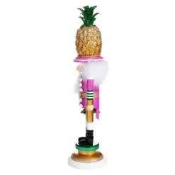 Kurt Adler Tabletop Items* 19.5-Inch Hollywood™ Pineapple Hat Nutcracker
