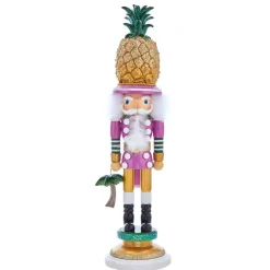 Kurt Adler Tabletop Items* 19.5-Inch Hollywood™ Pineapple Hat Nutcracker