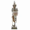 Kurt Adler Tabletop Items* 19-Inch Hollywood White And Gold King Nutcracker