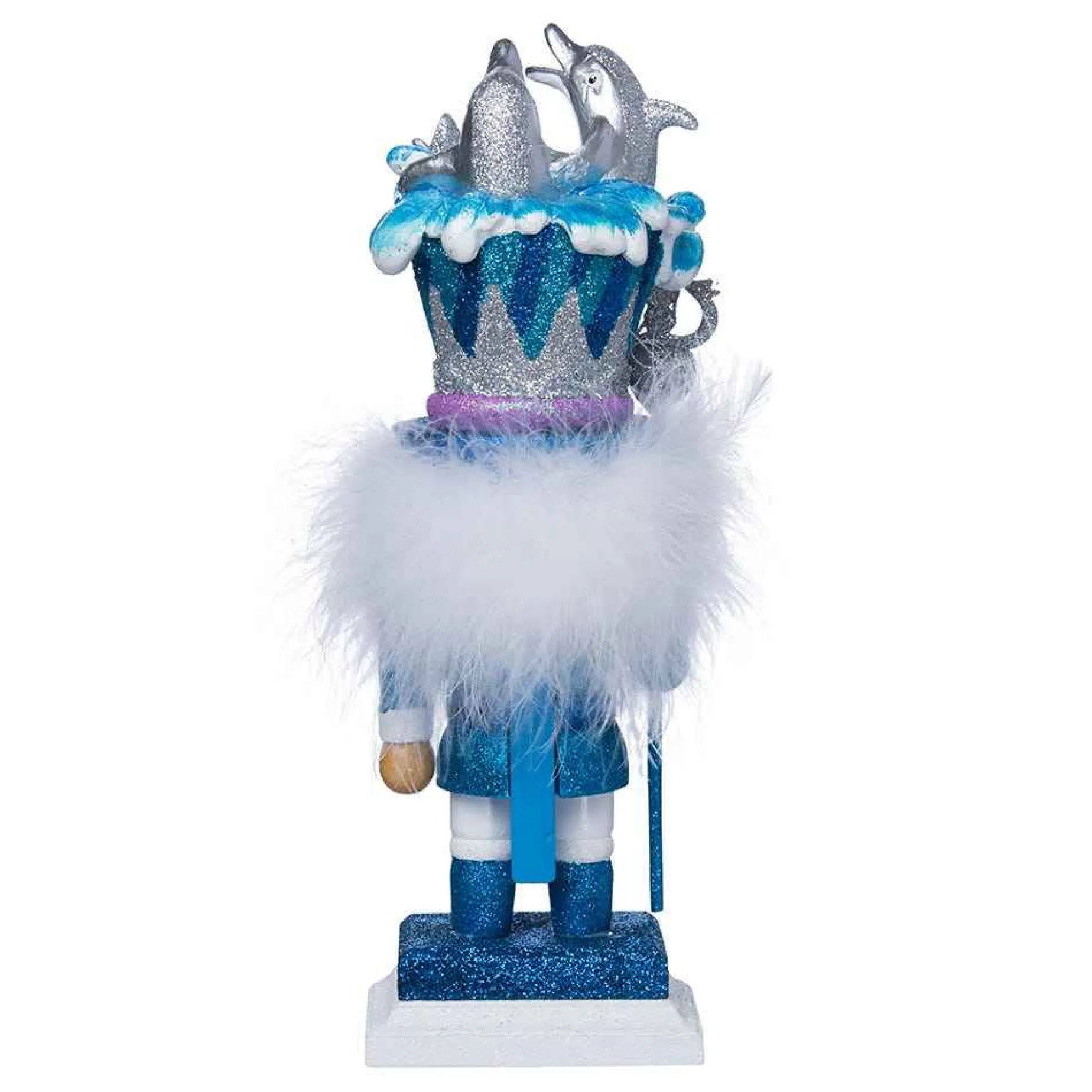 Kurt Adler Tabletop Items* 12-Inch Hollywood Dolphin Nutcracker