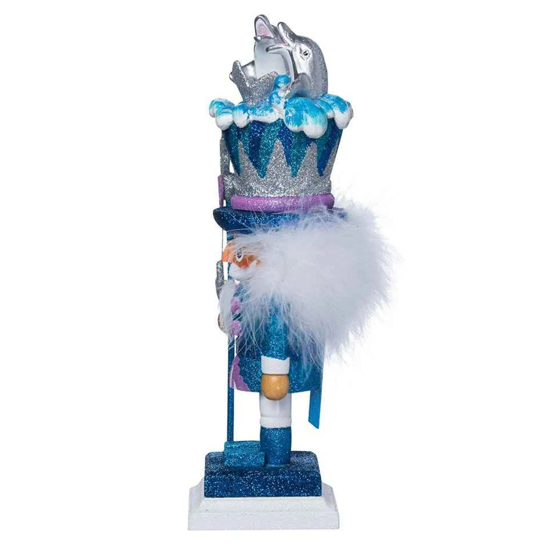 Kurt Adler Tabletop Items* 12-Inch Hollywood Dolphin Nutcracker