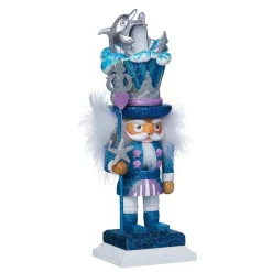 Kurt Adler Tabletop Items* 12-Inch Hollywood Dolphin Nutcracker