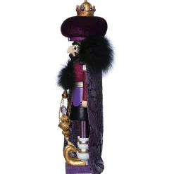 Kurt Adler Tabletop Items* 18-Inch Hollywood Purple King Nutcracker
