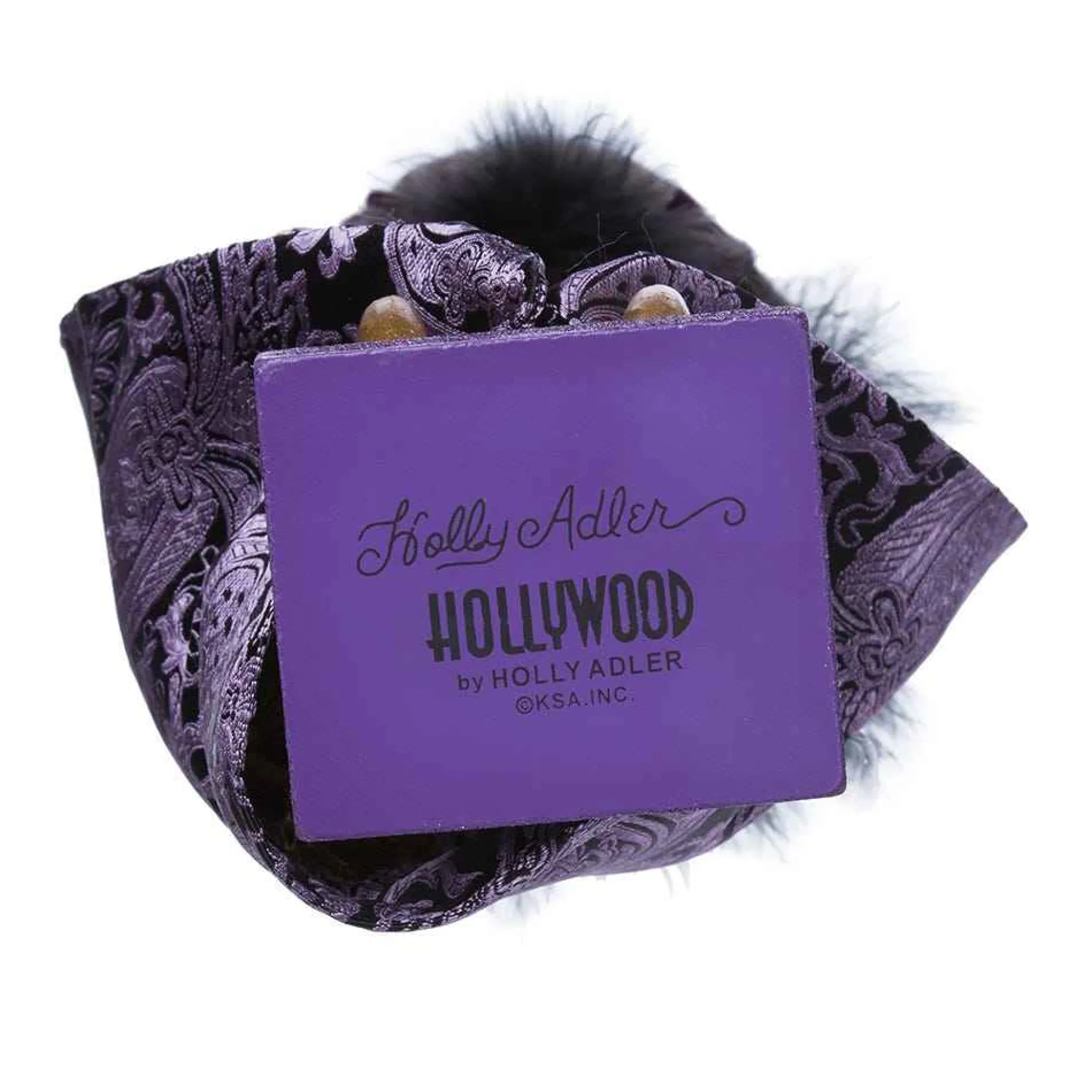 Kurt Adler Tabletop Items* 18-Inch Hollywood Purple King Nutcracker