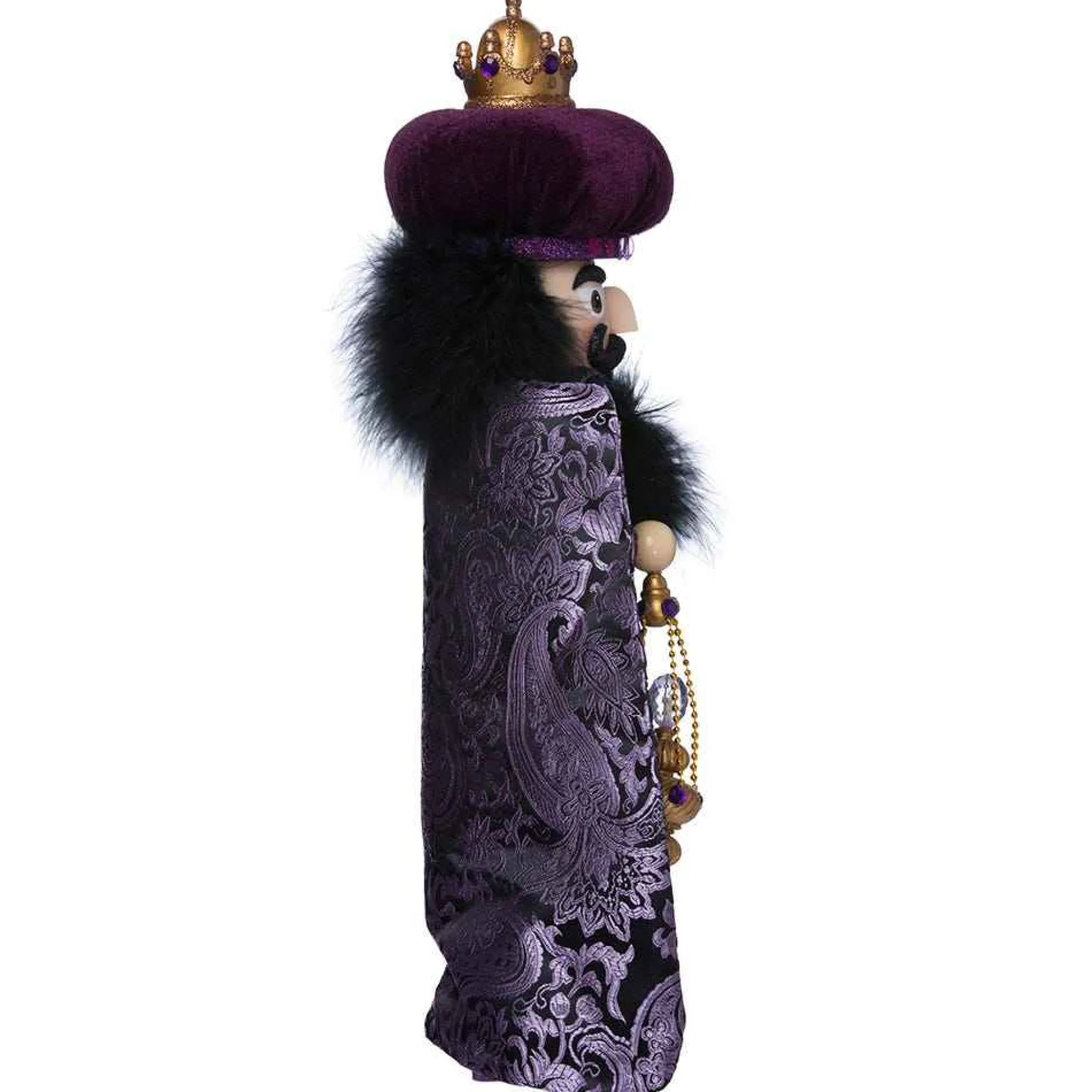 Kurt Adler Tabletop Items* 18-Inch Hollywood Purple King Nutcracker