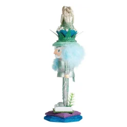 Kurt Adler Tabletop Items* 17.5-Inch Hollywood™ Mermaid King Nutcracker