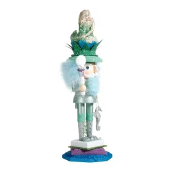 Kurt Adler Tabletop Items* 17.5-Inch Hollywood™ Mermaid King Nutcracker