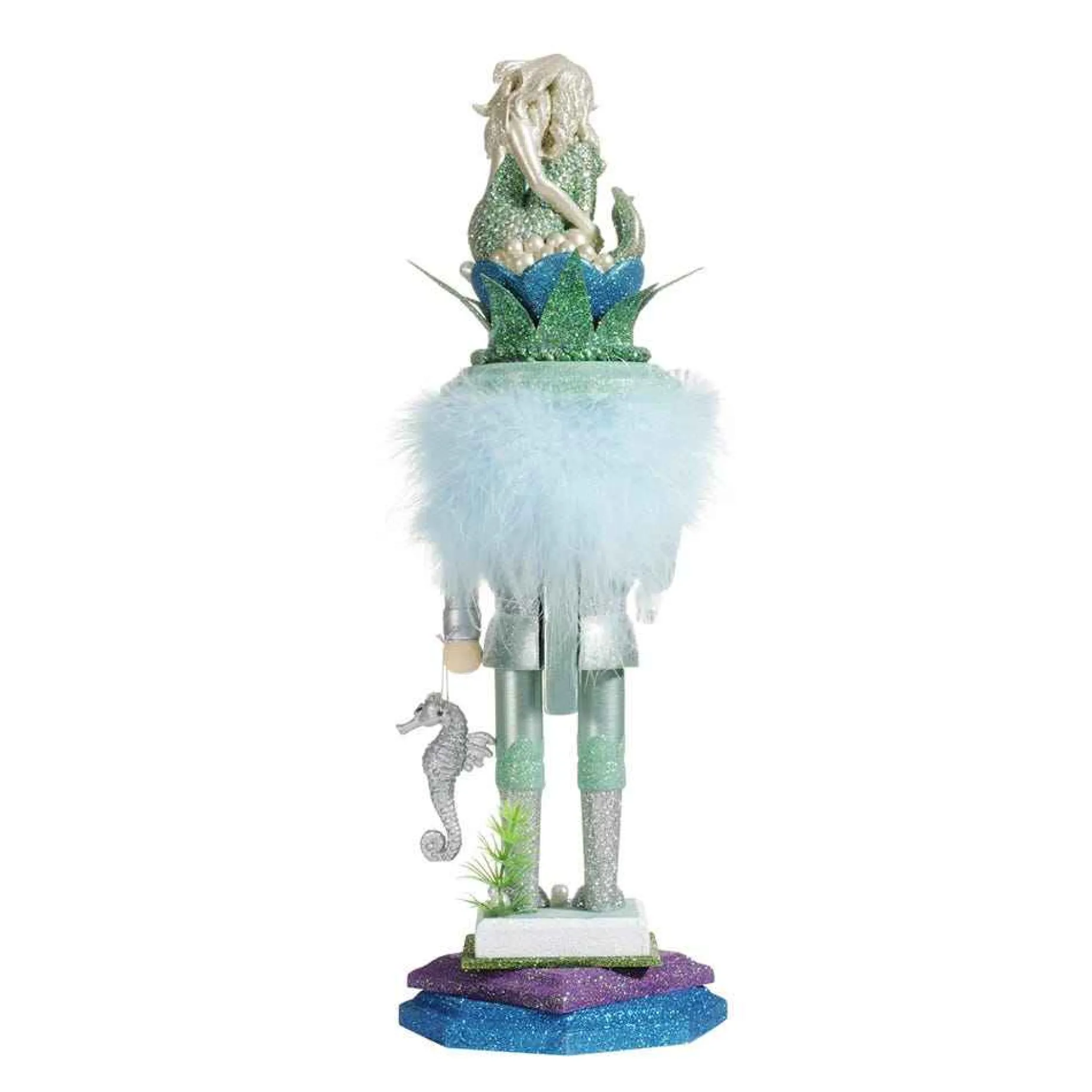 Kurt Adler Tabletop Items* 17.5-Inch Hollywood™ Mermaid King Nutcracker