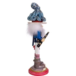 Kurt Adler Tabletop Items* 18-Inch Hollywood Octopus Hat Nutcracker
