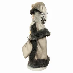 Kurt Adler Tabletop Items* 18-Inch Hollywood White And Gray Santa Nutcracker
