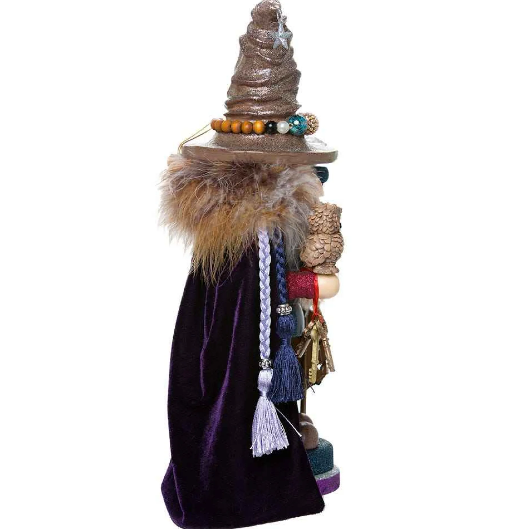 Kurt Adler Tabletop Items* 15-Inch Hollywood Wizard Nutcracker With Owl