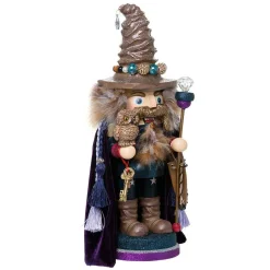 Kurt Adler Tabletop Items* 15-Inch Hollywood Wizard Nutcracker With Owl