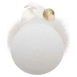 Kurt Adler Tabletop Items* 18-Inch Hollywood White Snowflake Soldier Battery-Operated Led Nutcracker