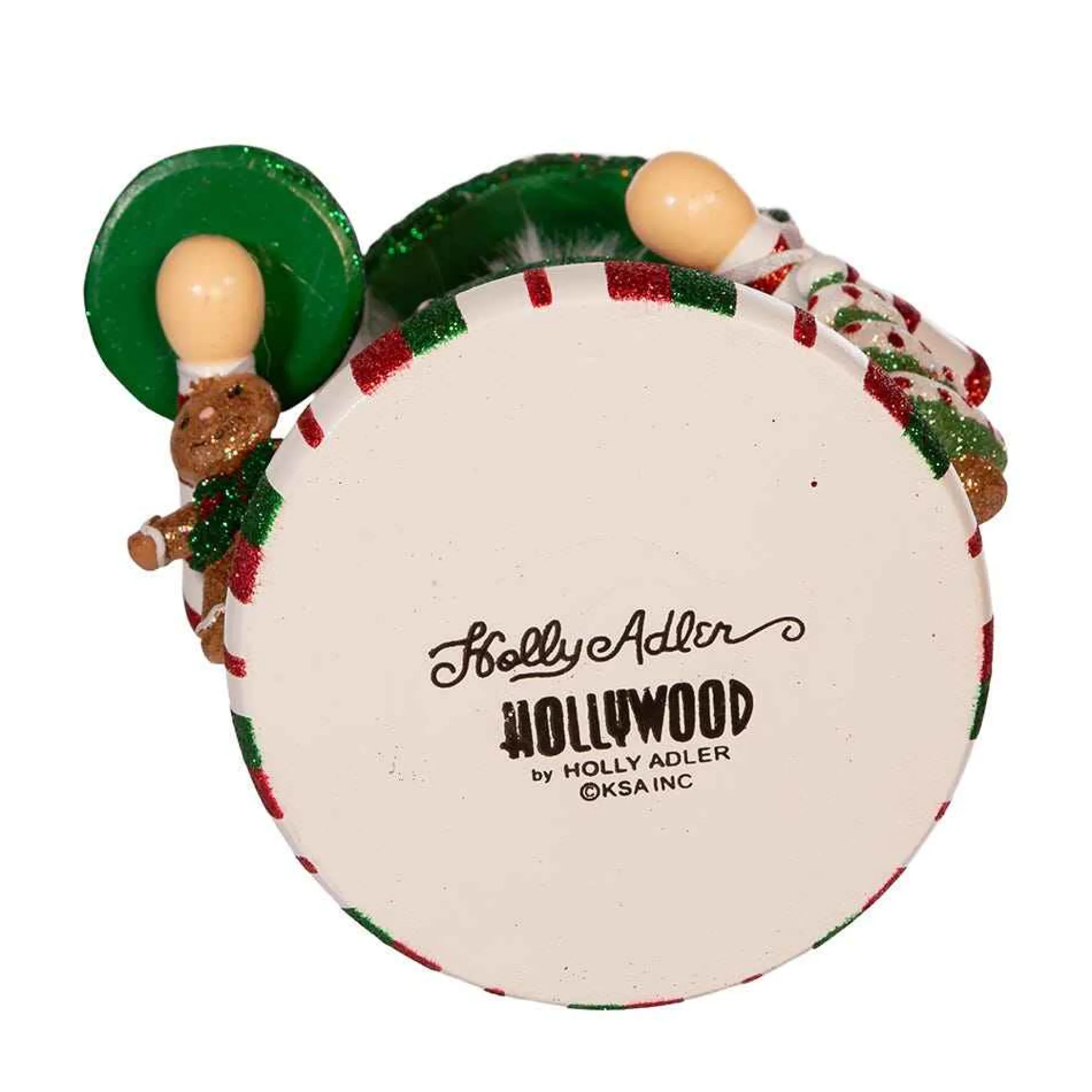 Kurt Adler Tabletop Items* 15-Inch Hollywood Battery-Operated Led Gingerbread House Hat Nutcracker