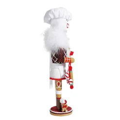 Kurt Adler Tabletop Items* 15.5-Inch Hollywood™ Gingerbread Chef Nutcracker