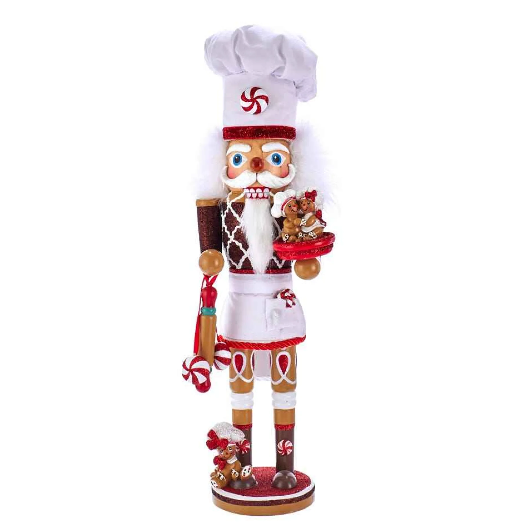 Kurt Adler Tabletop Items* 15.5-Inch Hollywood™ Gingerbread Chef Nutcracker