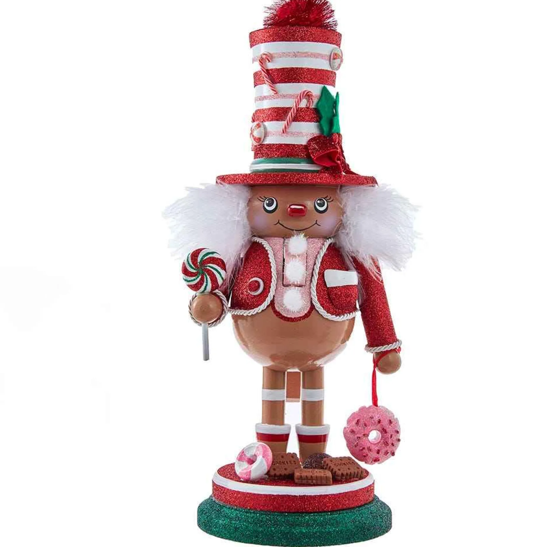Kurt Adler Tabletop Items* 14-Inch Hollywood Gingerbread Boy Nutcracker