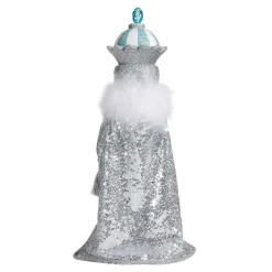 Kurt Adler Tabletop Items* 18.5-Inch Hollywood™ Blue And Silver King Nutcracker