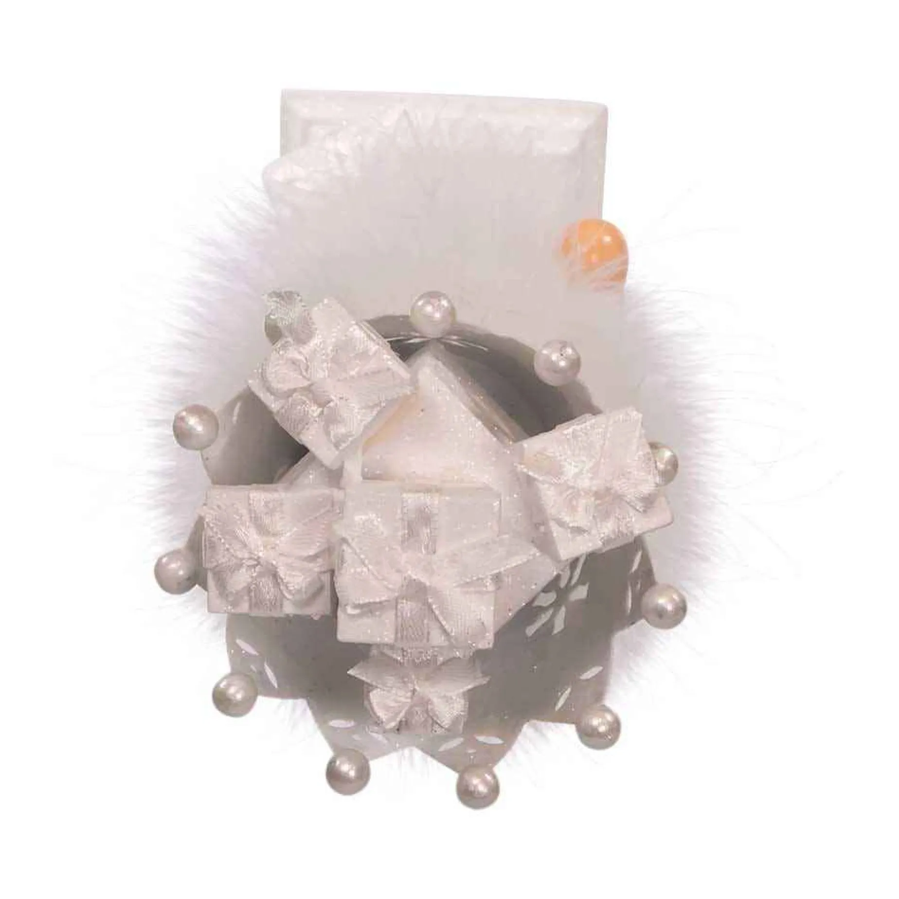 Kurt Adler Tabletop Items* 18-Inch Hollywood White King Nutcracker With Gifts