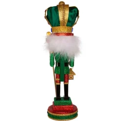 Kurt Adler Tabletop Items* 16-Inch Hollywood Mardi Gras King Nutcracker