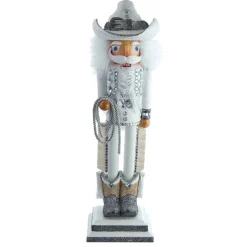 Kurt Adler Tabletop Items* 19-Inch Hollywood Rhinestone Cowboy Nutcracker