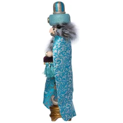Kurt Adler Tabletop Items* 18-Inch Hollywood Turquoise King Nutcracker