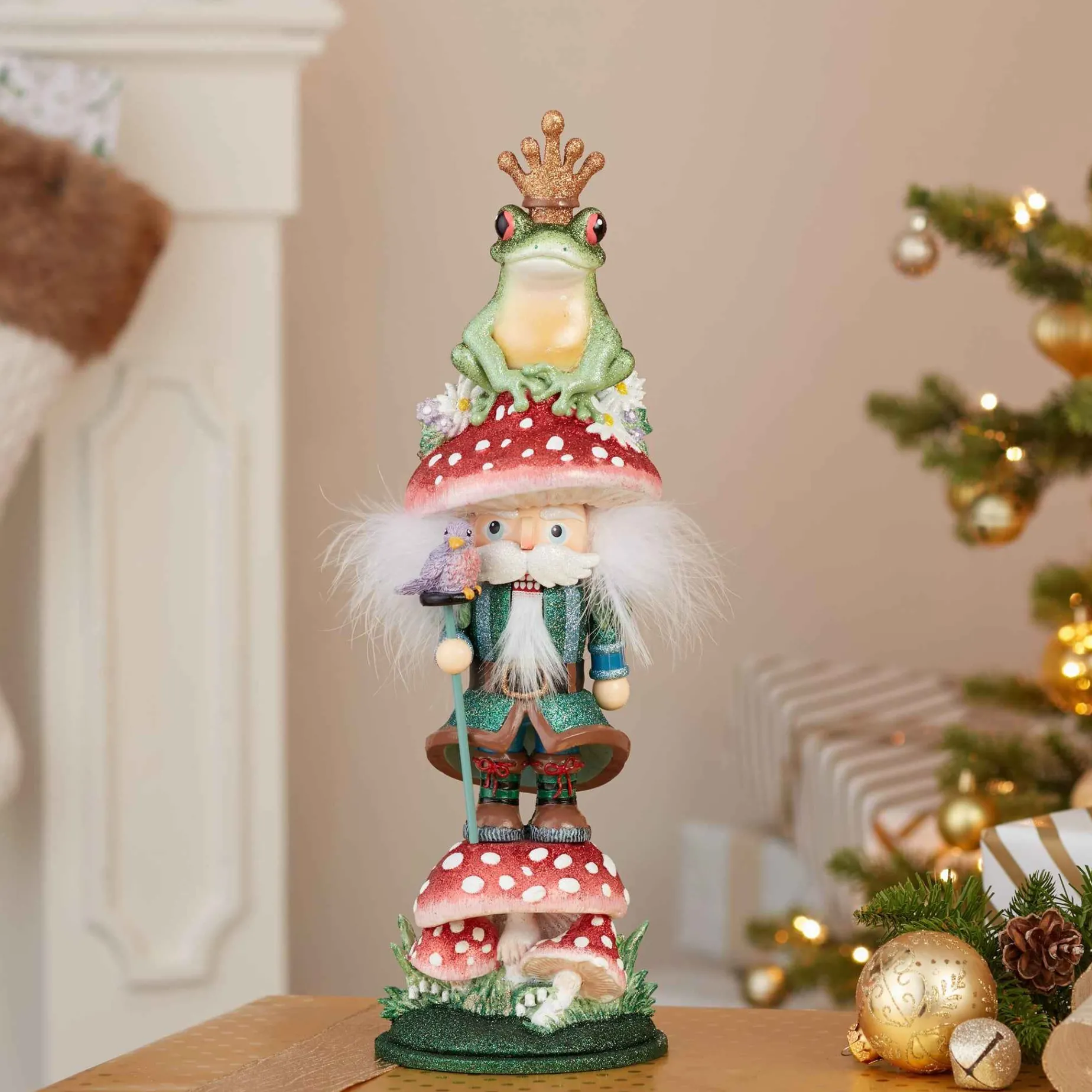 Kurt Adler Tabletop Items* 16.5-Inch Hollywood Frog Prince Nutcracker