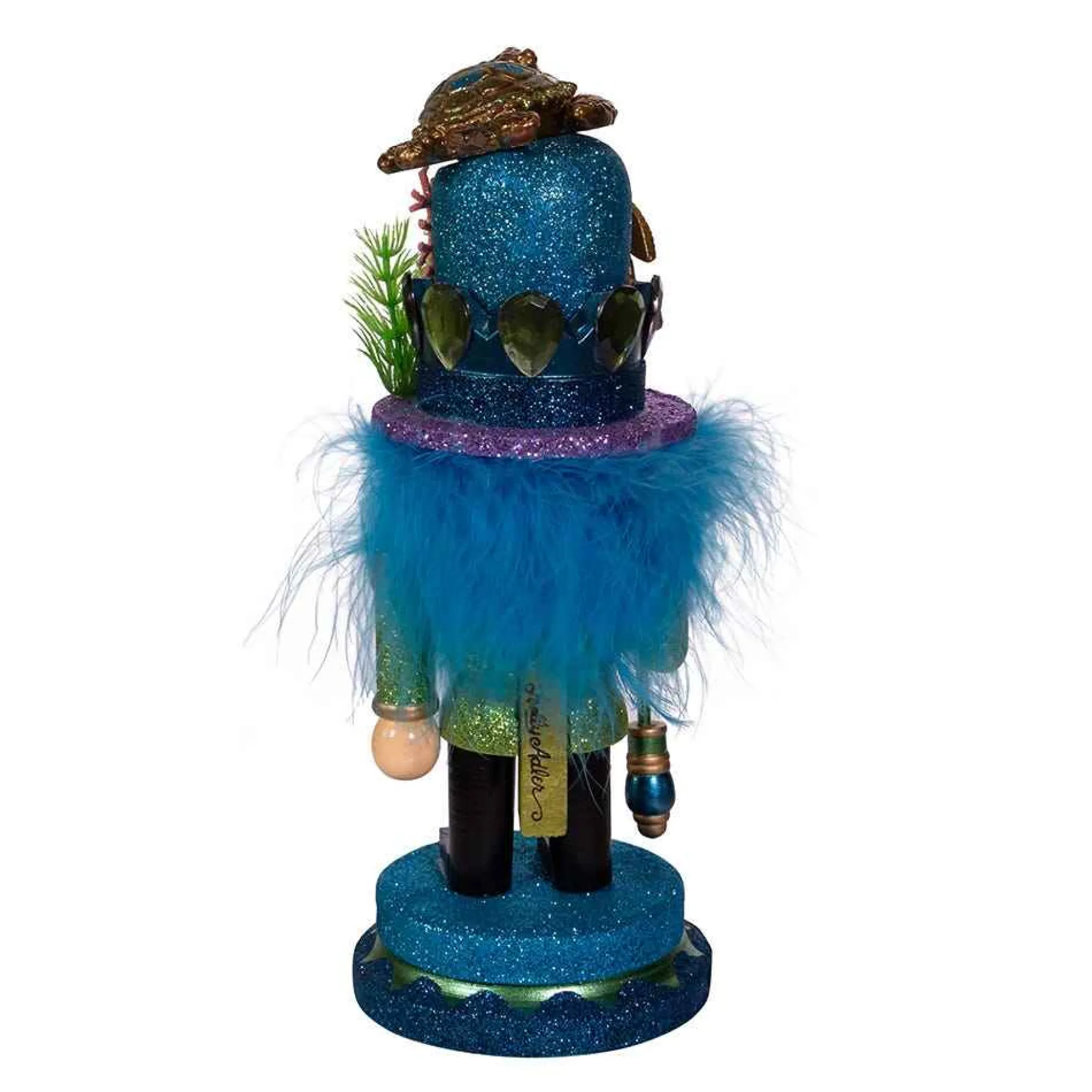 Kurt Adler Tabletop Items* 11-Inch Hollywood Nutcracker With Sea Turtle Hat