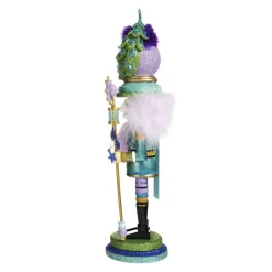 Kurt Adler Tabletop Items* 17.5-Inch Hollywood™ Peacock Hat Nutcracker