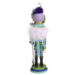 Kurt Adler Tabletop Items* 17.5-Inch Hollywood™ Peacock Hat Nutcracker