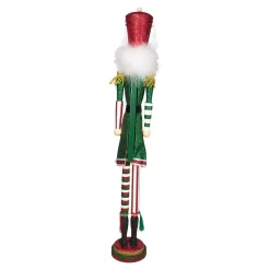 Kurt Adler Tabletop Items* 36-Inch Hollywood Red, White And Green Soldier Nutcracker