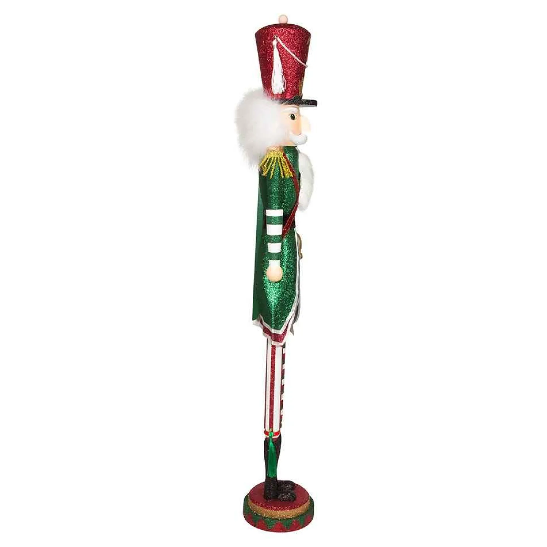 Kurt Adler Tabletop Items* 36-Inch Hollywood Red, White And Green Soldier Nutcracker