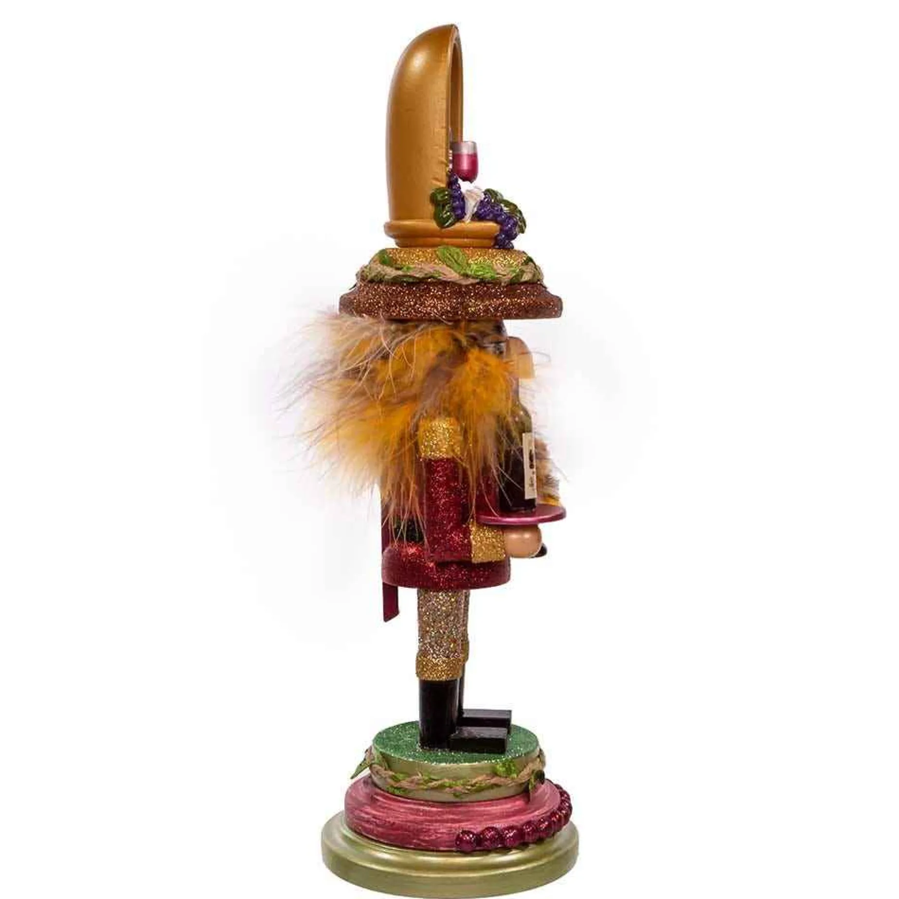Kurt Adler Tabletop Items* 15-Inch Hollywood Wine Nutcracker