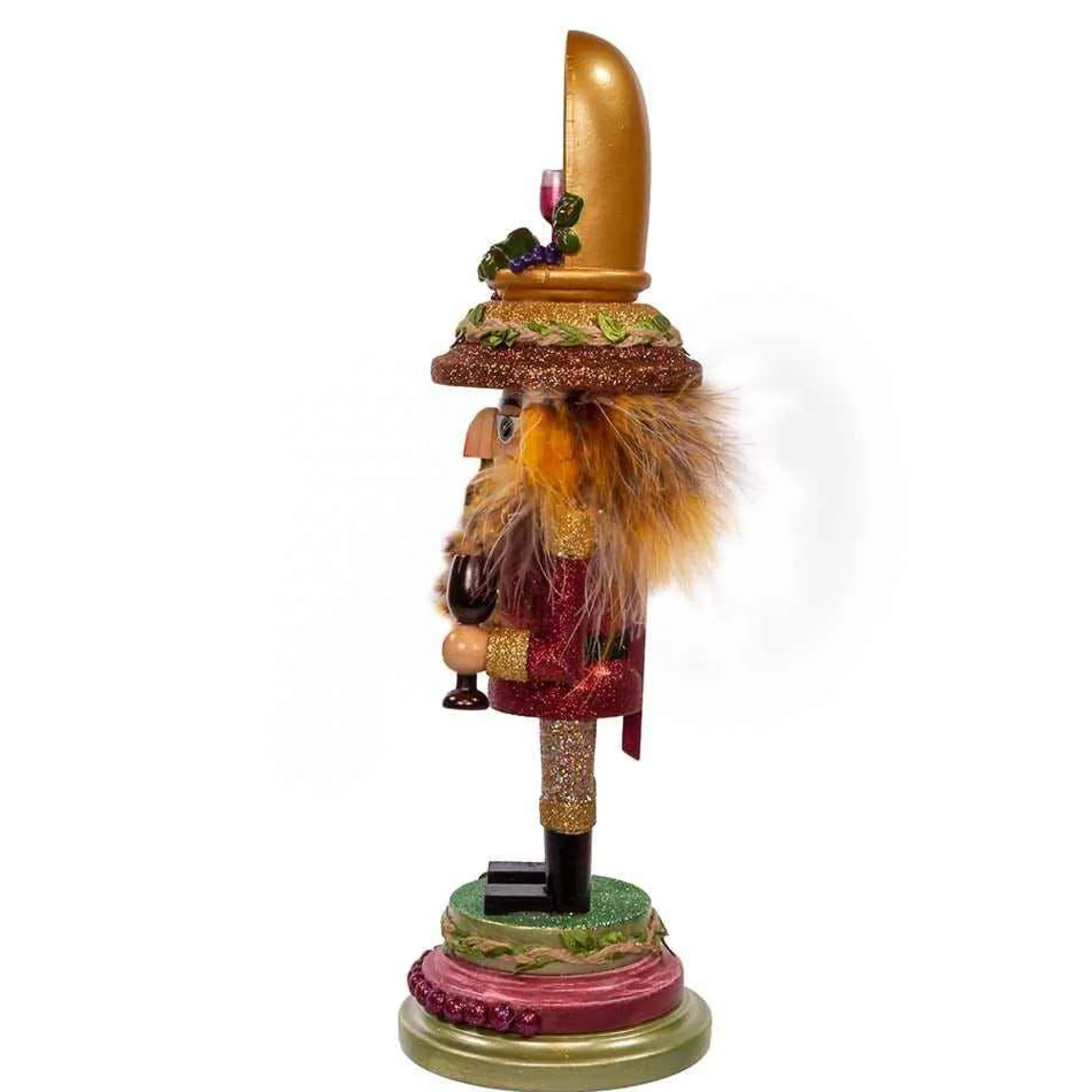 Kurt Adler Tabletop Items* 15-Inch Hollywood Wine Nutcracker