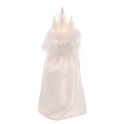 Kurt Adler Tabletop Items* 15-Inch Hollywood White Winter Led Hat Nutcracker