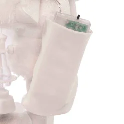 Kurt Adler Tabletop Items* 15-Inch Hollywood White Winter Led Hat Nutcracker