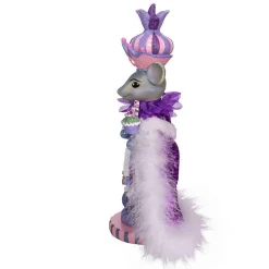 Kurt Adler Tabletop Items* 15-Inch Hollywood Sugar Plum Mouse King Nutcracker