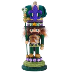 Kurt Adler Tabletop Items* 12-Inch Hollywood™ Mardi Gras Nutcracker